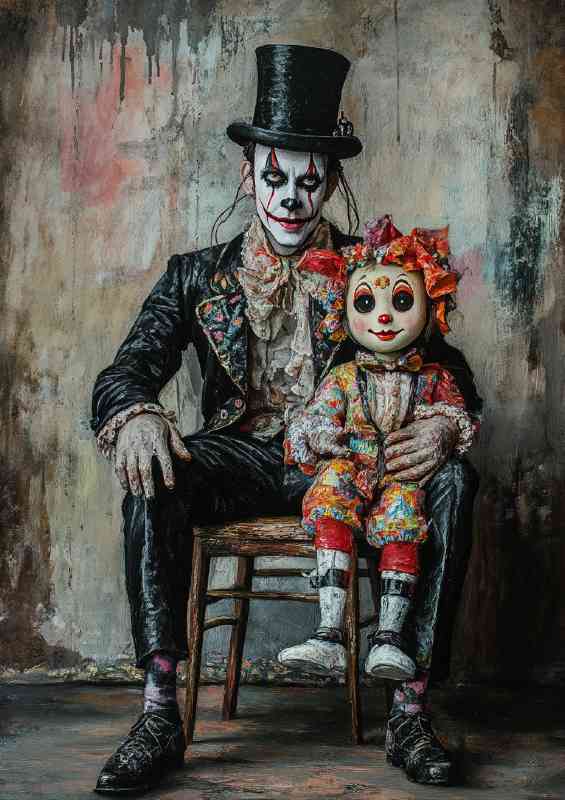 The scary man and the doll series | Poster