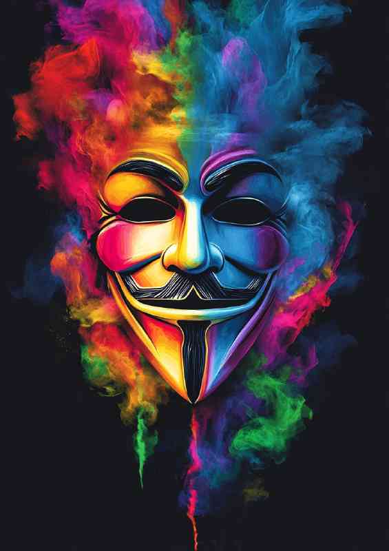 Fire and smoke in the background guy fawkes | Di-Bond