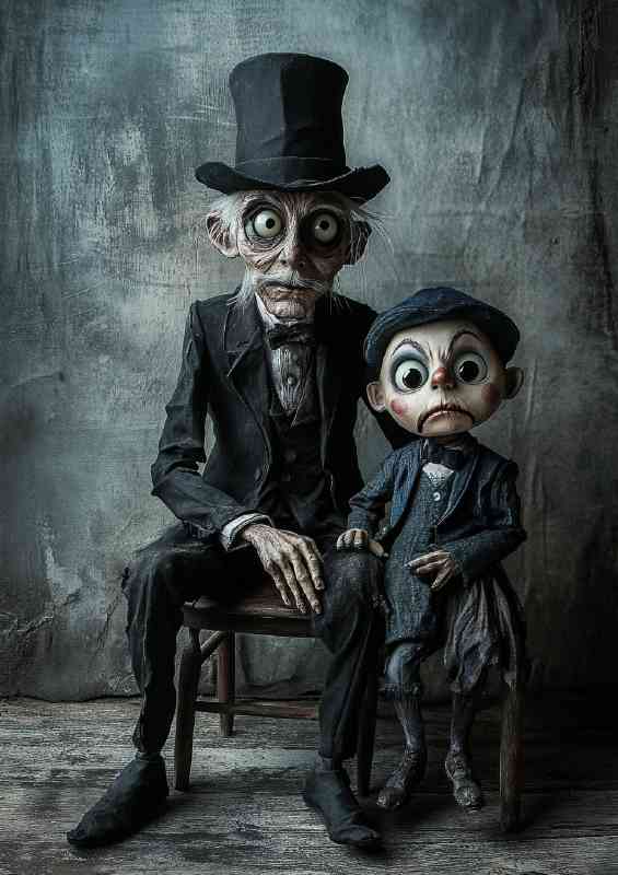 The creepy puppet show series | Di-Bond