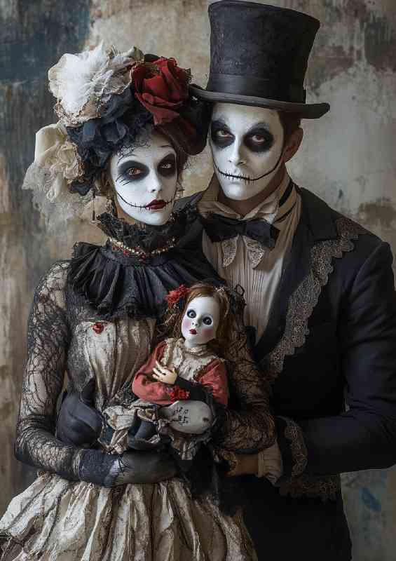 Victorian era creepy doll series | Di-Bond