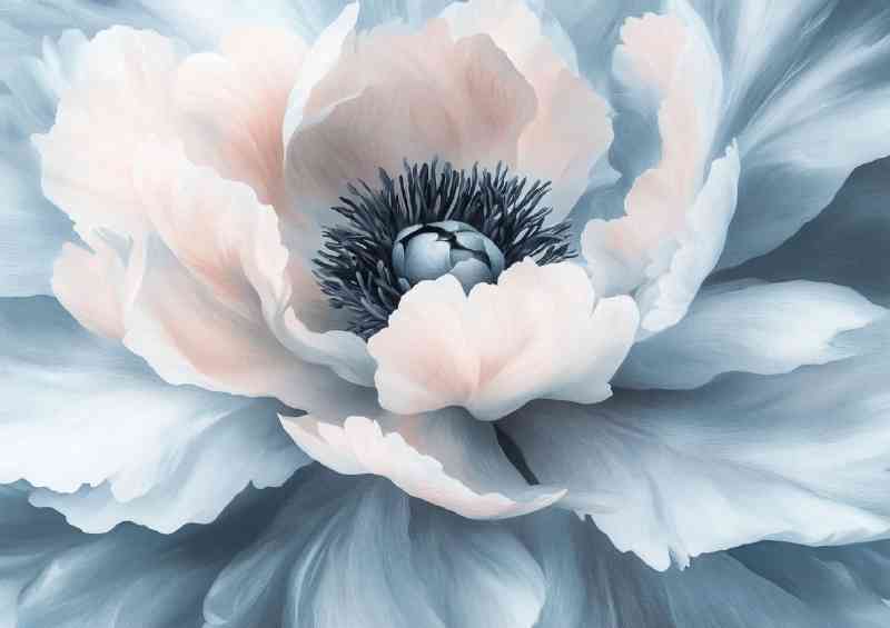 Beautiful flower in the style of Claude Monet | Canvas