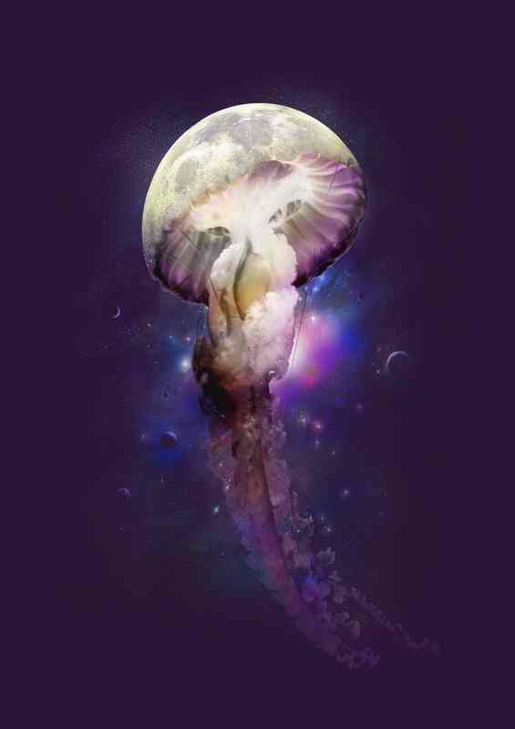 cosmic anomaly Purple | Canvas