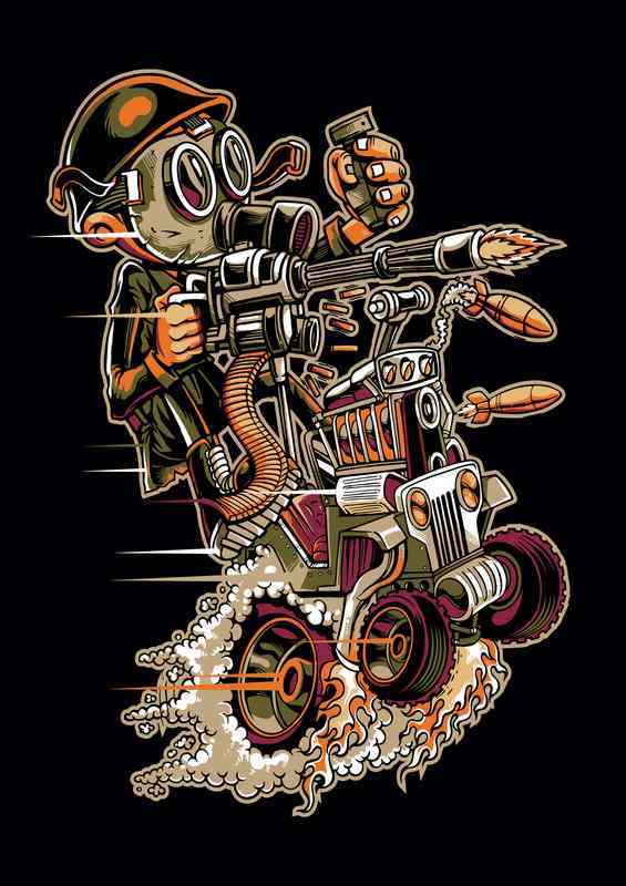 Invasion | Metal Poster