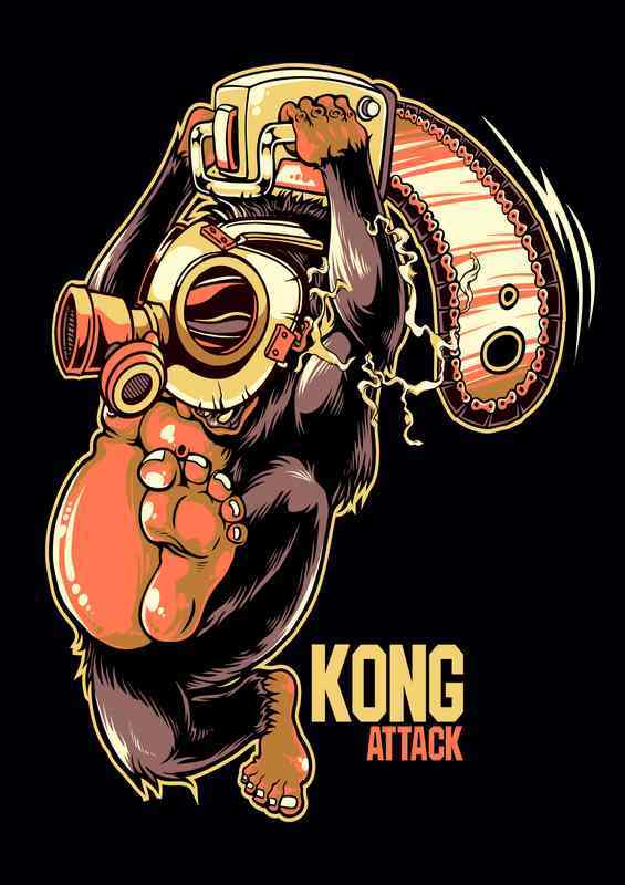 Kong Attack | Poster