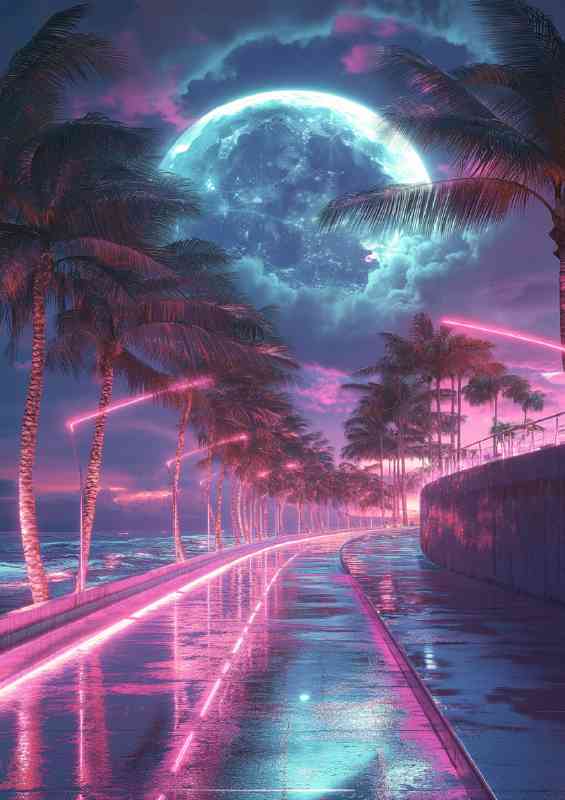 The new path of life in neon | Canvas