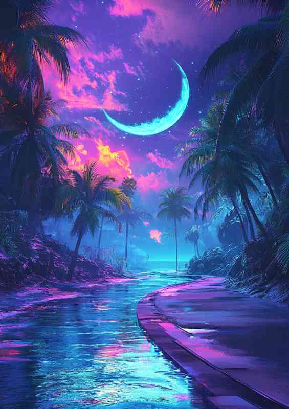 The road leading to the future | Metal Poster