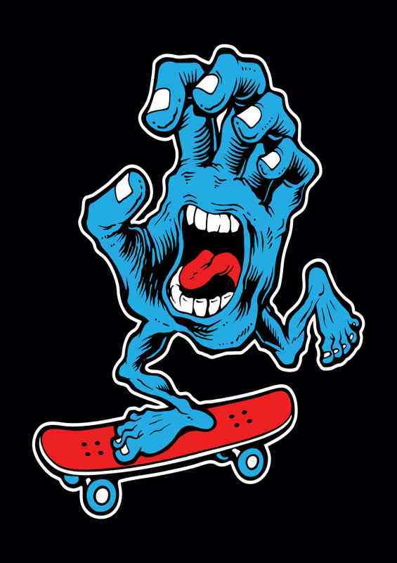 scremous hand | Di-Bond