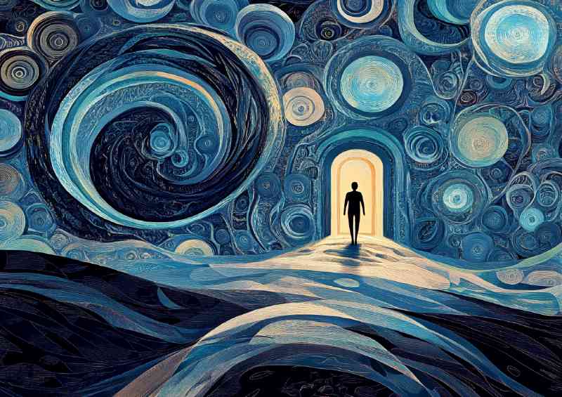 Entering into another world | Poster