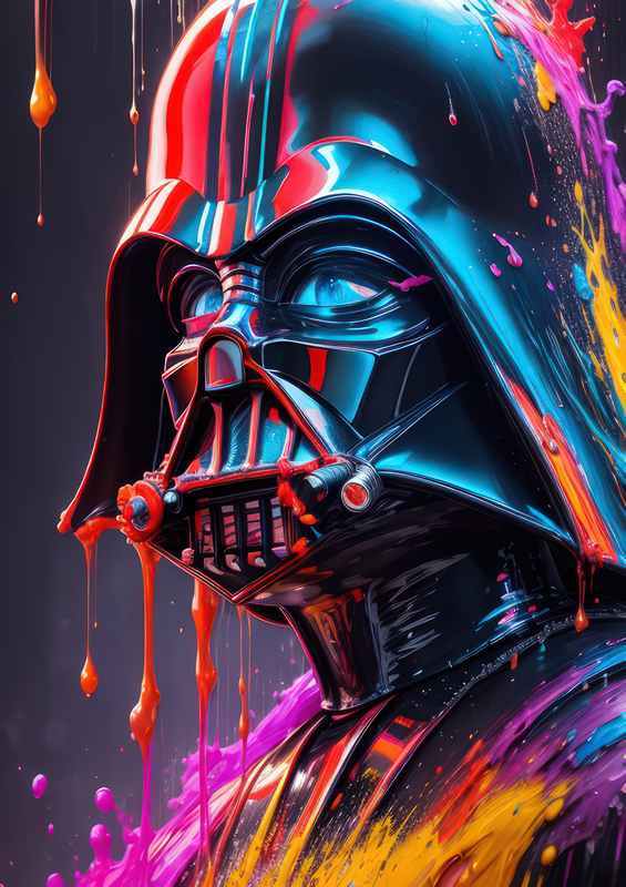 Darth Vader splash art | Canvas