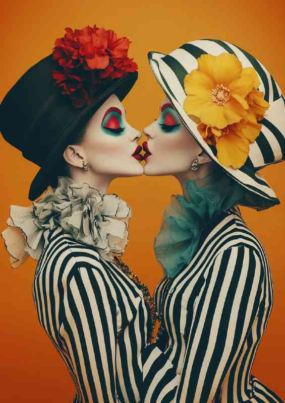 Vogue style photoshoot it started with a kiss | Poster