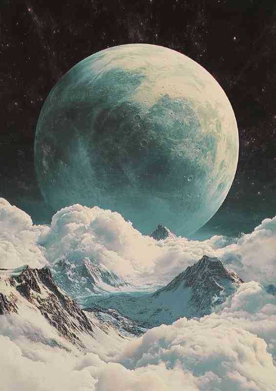 Giant planet rising | Canvas