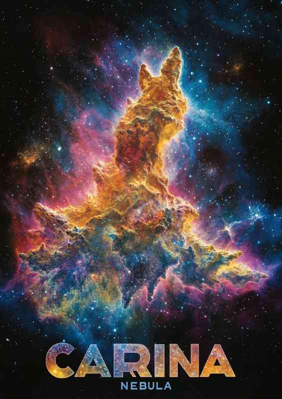 Carina Nebula space series | Metal Poster