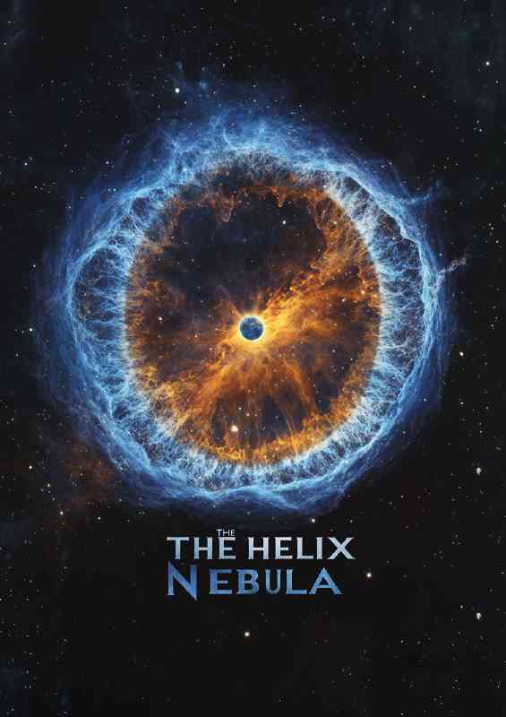 The helix nebula space series | Metal Poster