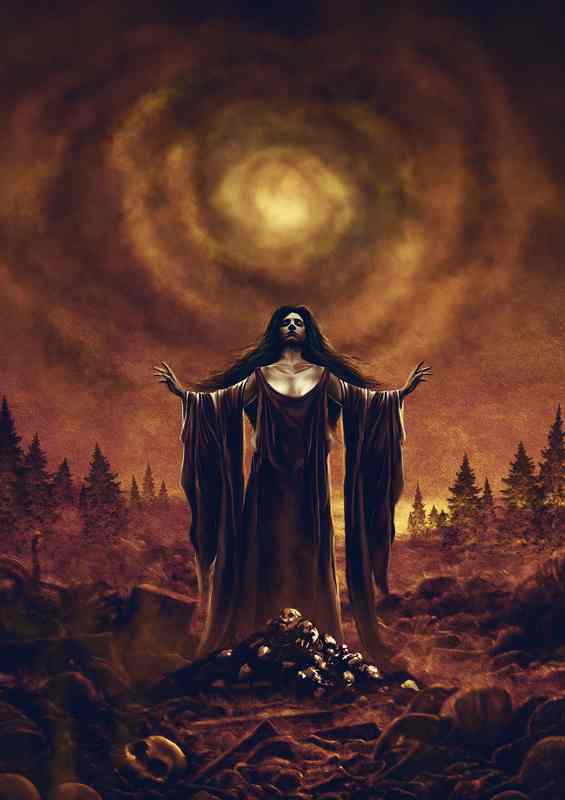Lady vally of death | Metal Poster