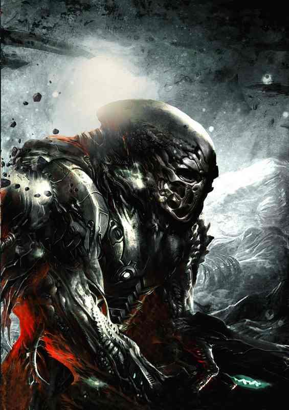 Preditor on another planet | Metal Poster