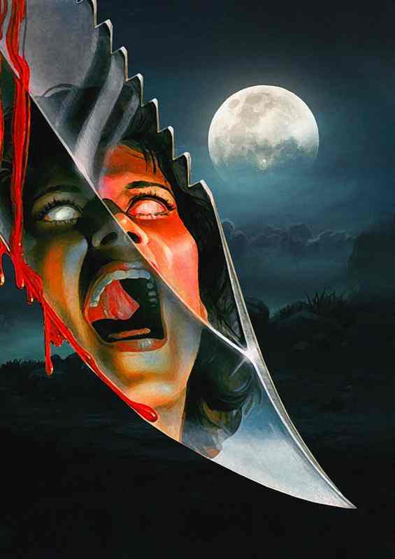 Scream and he will find you | Metal Poster