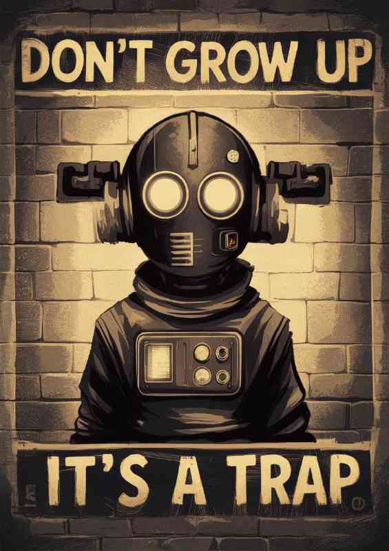 Representation of a robotic figure | Poster