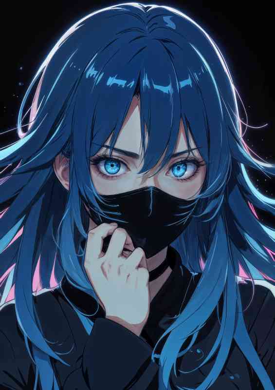 Anime girl in blue | Di-Bond