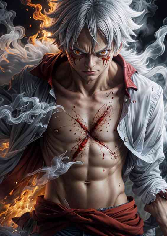 One Piece Monkey D Luffy animae | Poster