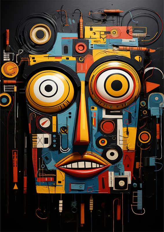 Abstract Emotion Odyssey | Metal Poster