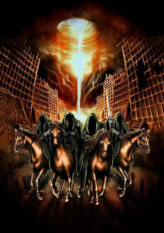 The Headless Horsemen riding | Poster