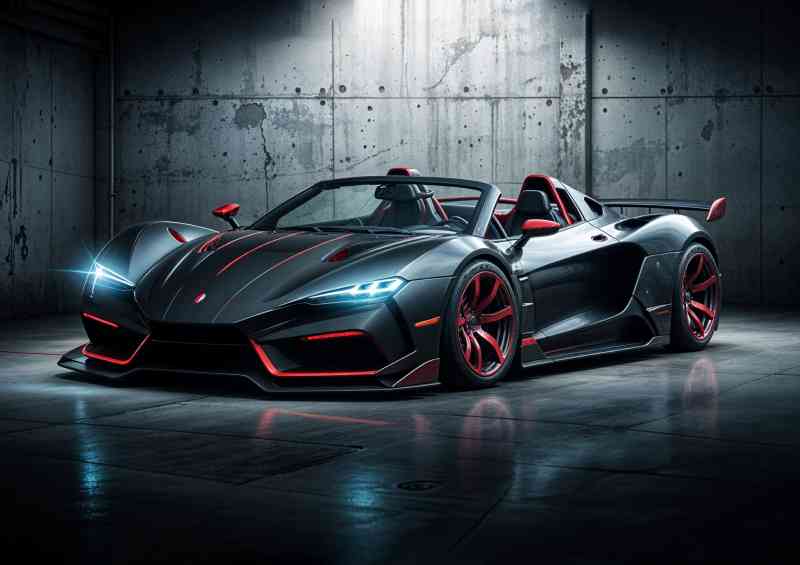 Ac corbra style open top super car | Metal Poster