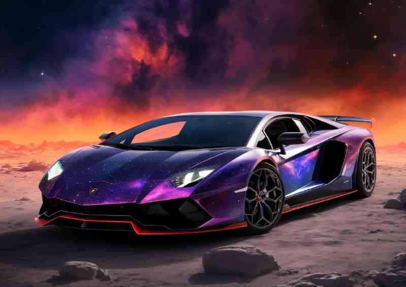 Lamborghini in the bleak background | Canvas