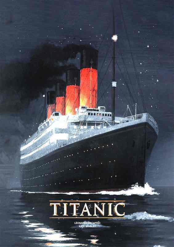 Titanic Across the ocean | Canvas