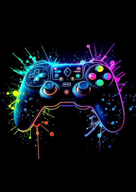 World of gaming controllers | Poster