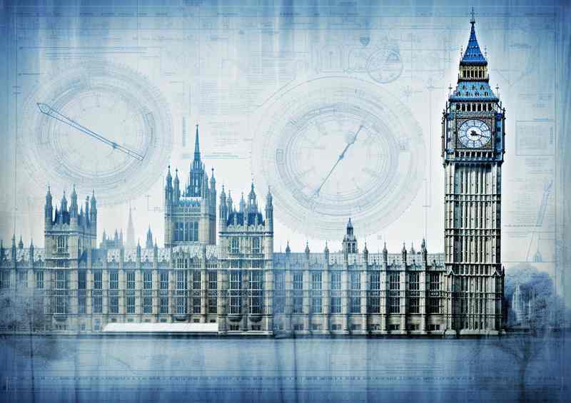 Big Ben Blueprint Beauty | Di-Bond