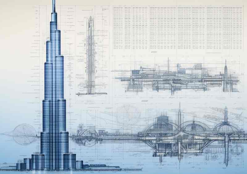 Dubais Modern Marvel | Metal Poster