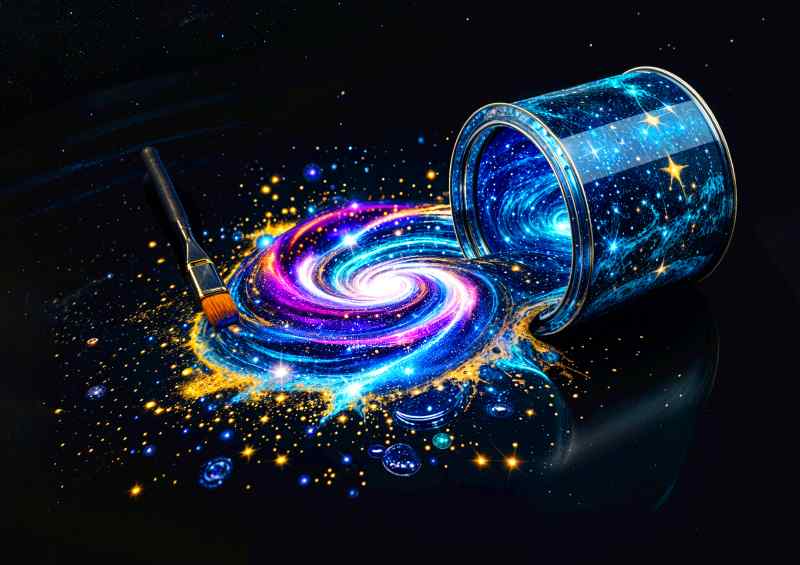 Painted galaxy.jpg | Canvas