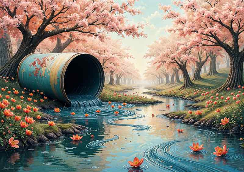 Painting in autumn | Poster
