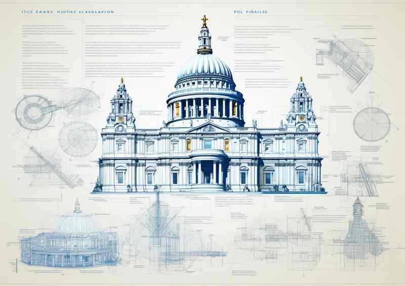 Londons Timeless Beauty St Pauls | Poster
