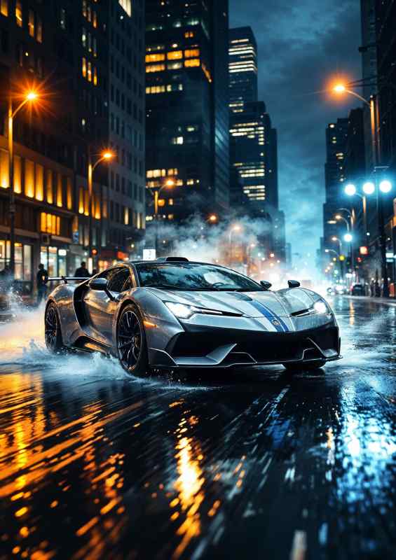 Lambourghini releasted on the street | Canvas