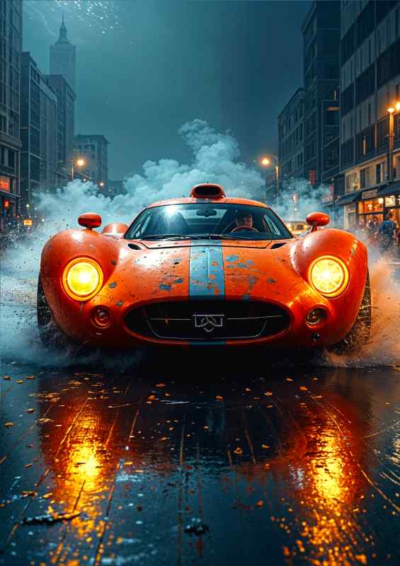 The beast street racing | Metal Poster