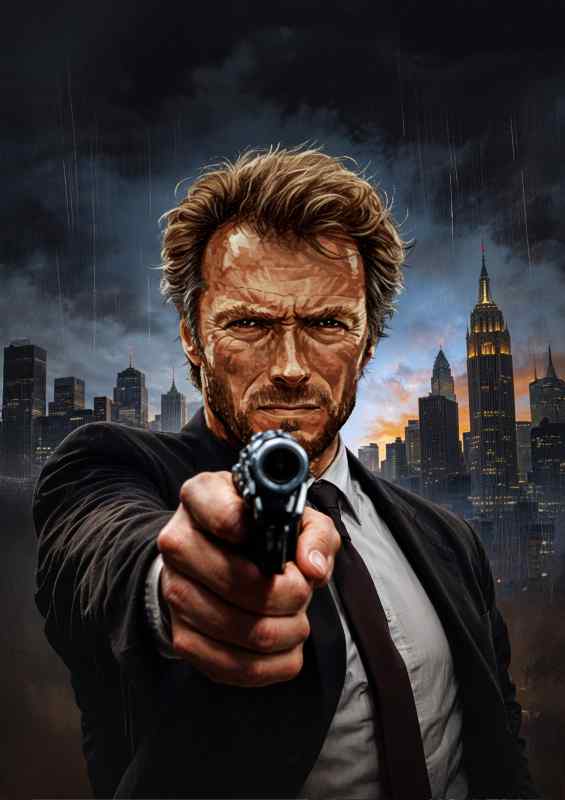Dirty harry make my day punk | Poster