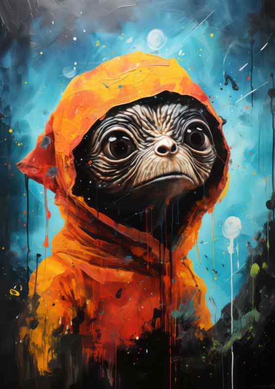 Extraterrestrial Expeditions E T Very colourfu | Canvas