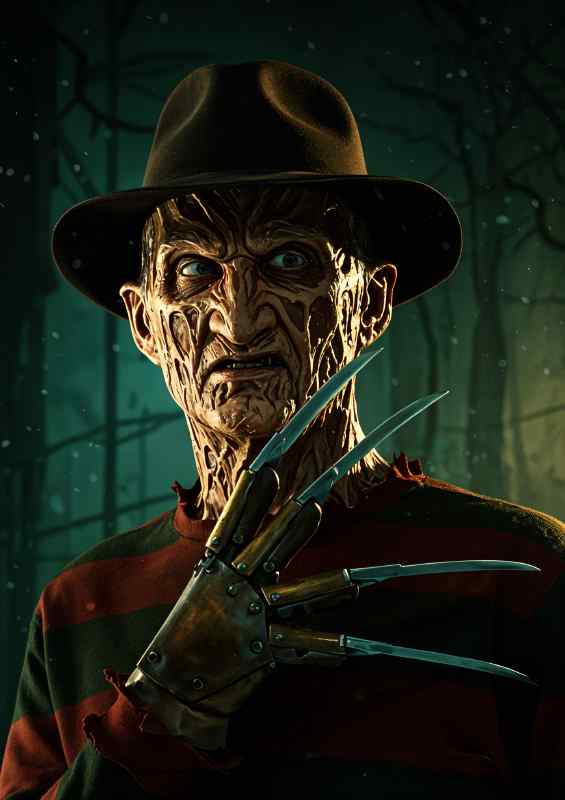 Freddy kruger on halloween | Canvas