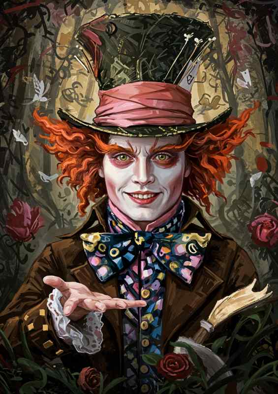 Mad hatter in the forest | Poster