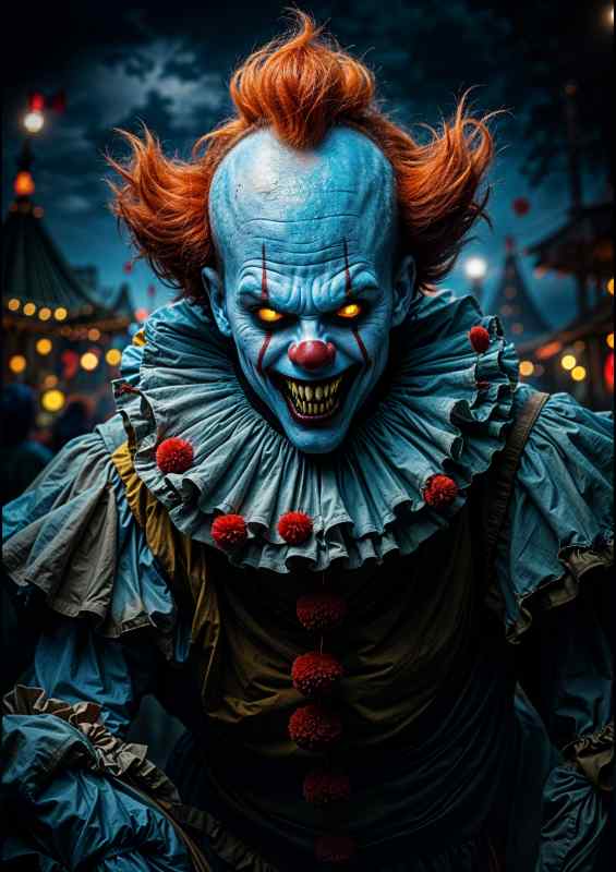 Pennywize in a dark place | Canvas