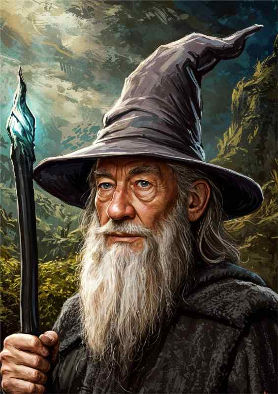 painting of Gandalf the great | Canvas