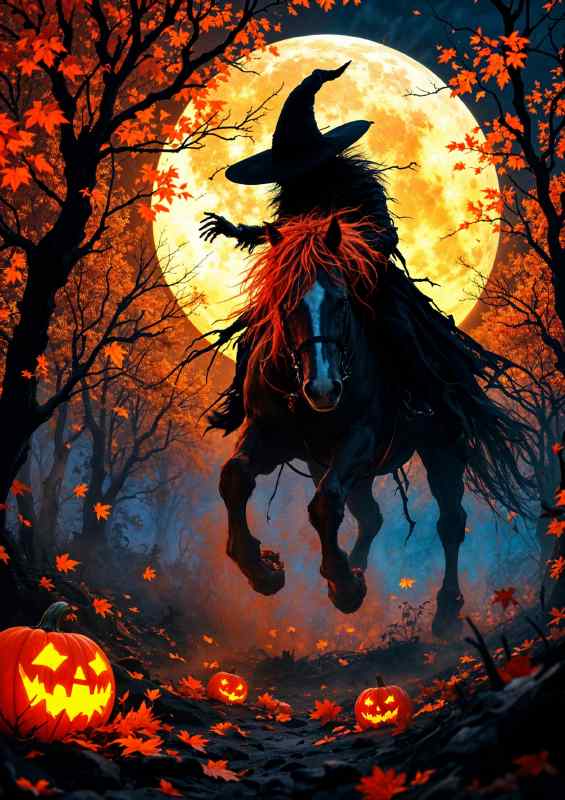 Sleepy hollow style poster | Metal Poster