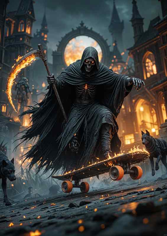The devils reaper | Di-Bond