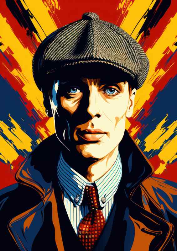 Thomas Shelby Peaky blinders pop art style | Metal Poster