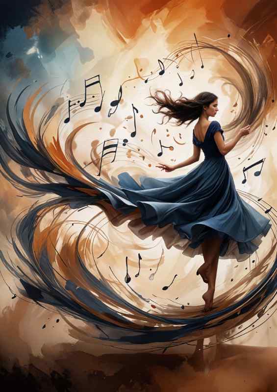 Musical dancing queen | Poster