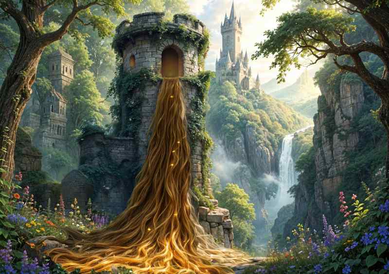 Girl with the long golden hair | Di-Bond
