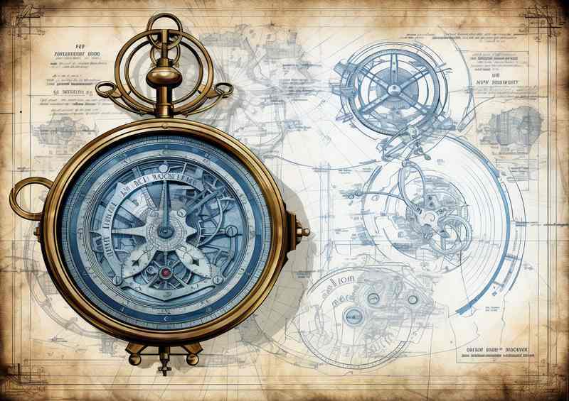 Times Elegant Mechanical Dance | Canvas