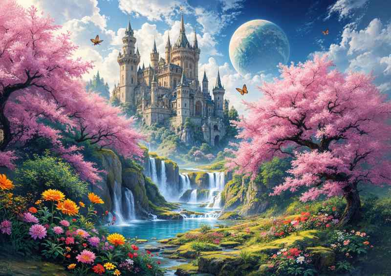 The princess castle from a far | Di-Bond