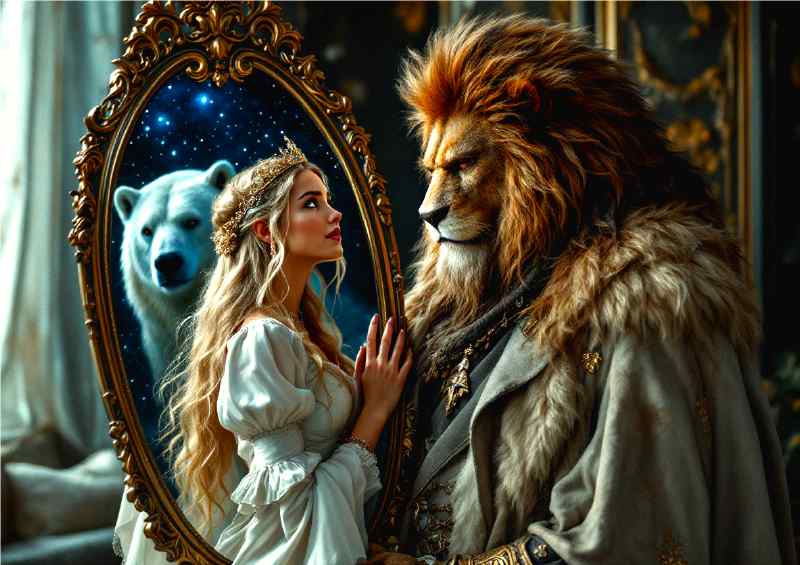 The witch and the lion | Di-Bond